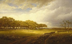 Vieux verger à Newport - William Trost Richards